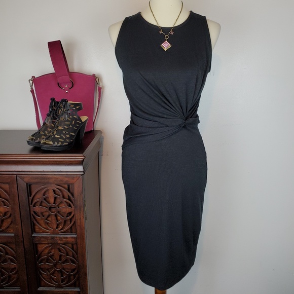 a new day Dresses & Skirts - A New Day Black Sleeveless Ruching & Twist NWOT, S